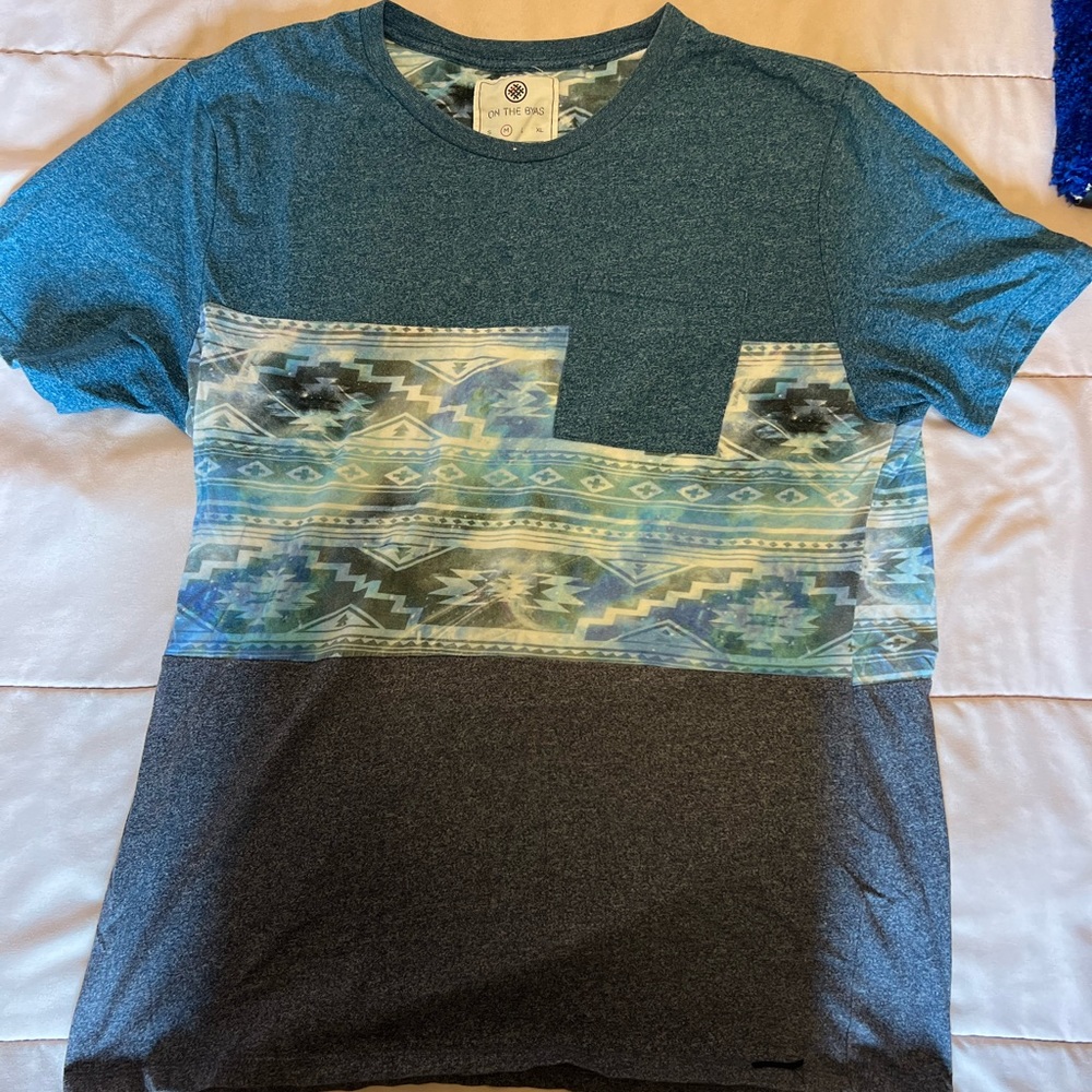 On the Byas t shirt